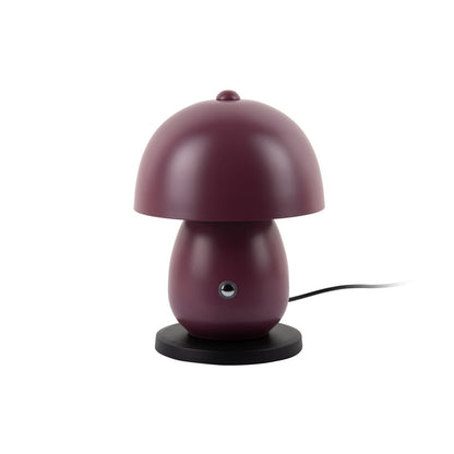 Tafellamp LED rood ijzer 14x18 cm