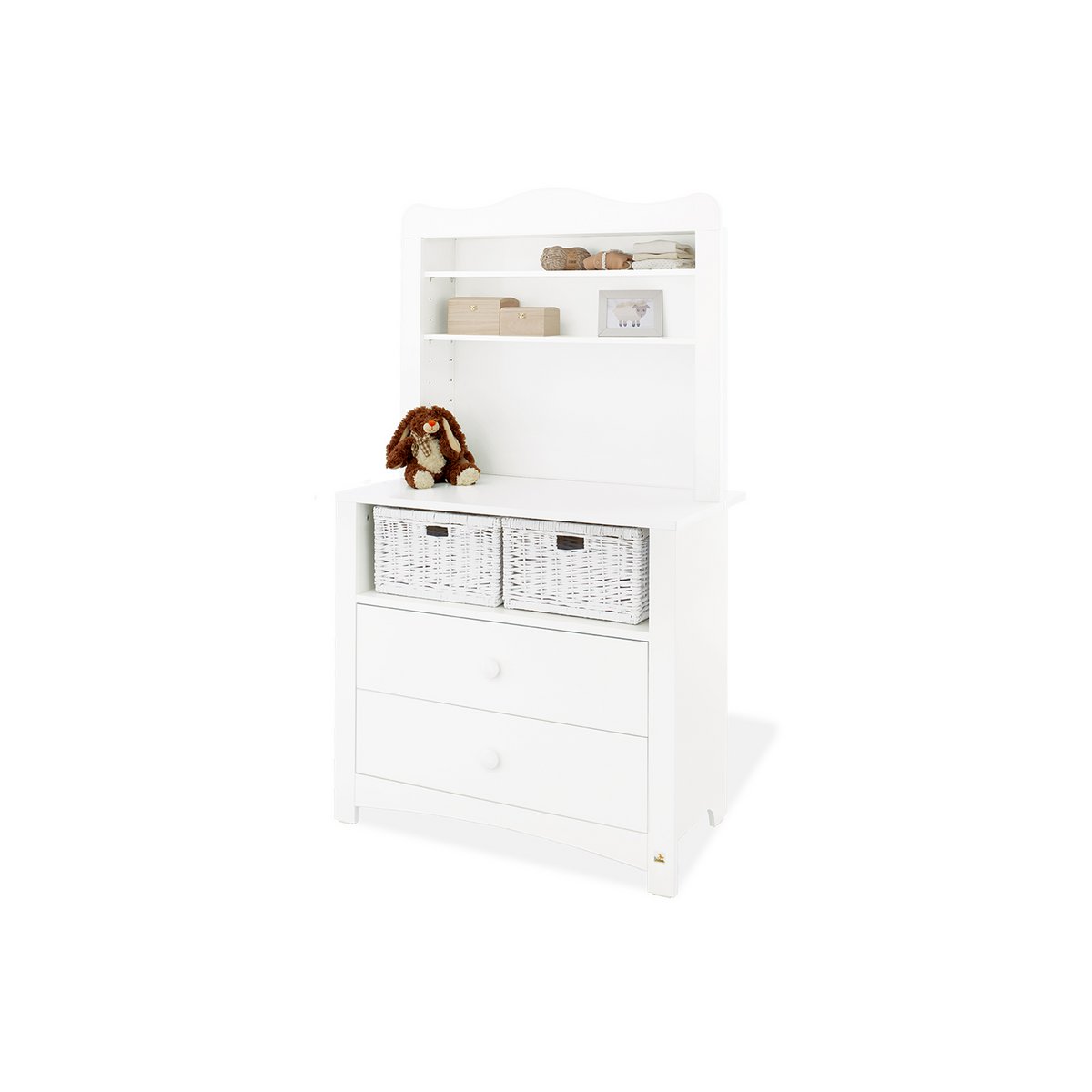 Changing unit "Florentina" wide incl. wide changing board, 2 pieces