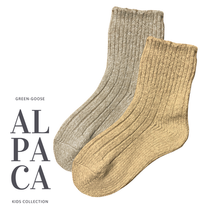 Alpaca sokken kinderen 2 paar