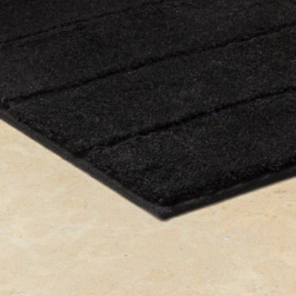 Toiletmat 55x60 cm zwart