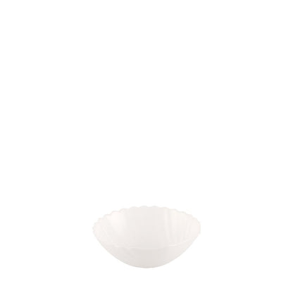 Kom 13,3 cm wit glas