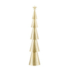 Kerstboom decoratie 90.5 cm goud ijzer