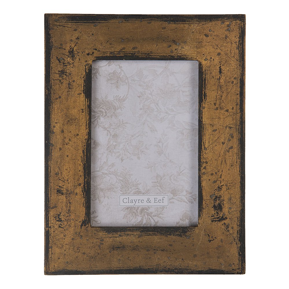 Fotolijst 10x15 cm bruin kunststof
