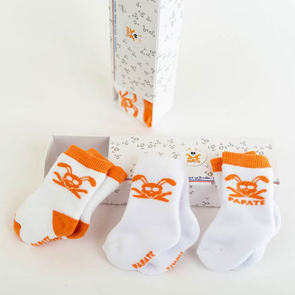 Organic cotton newborn socks