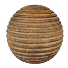 Christmas Bauble Ø 12 cm Brown Wood Christmas Tree Decoration