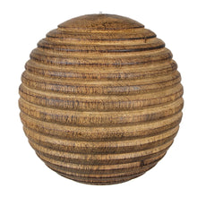 Christmas Bauble Ø 12 cm Brown Wood Christmas Tree Decoration