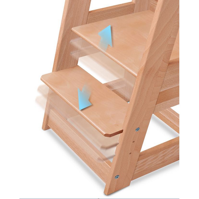 tiSsi leertoren FELIX NATURAL massief beukenhout 40x89x40 cm