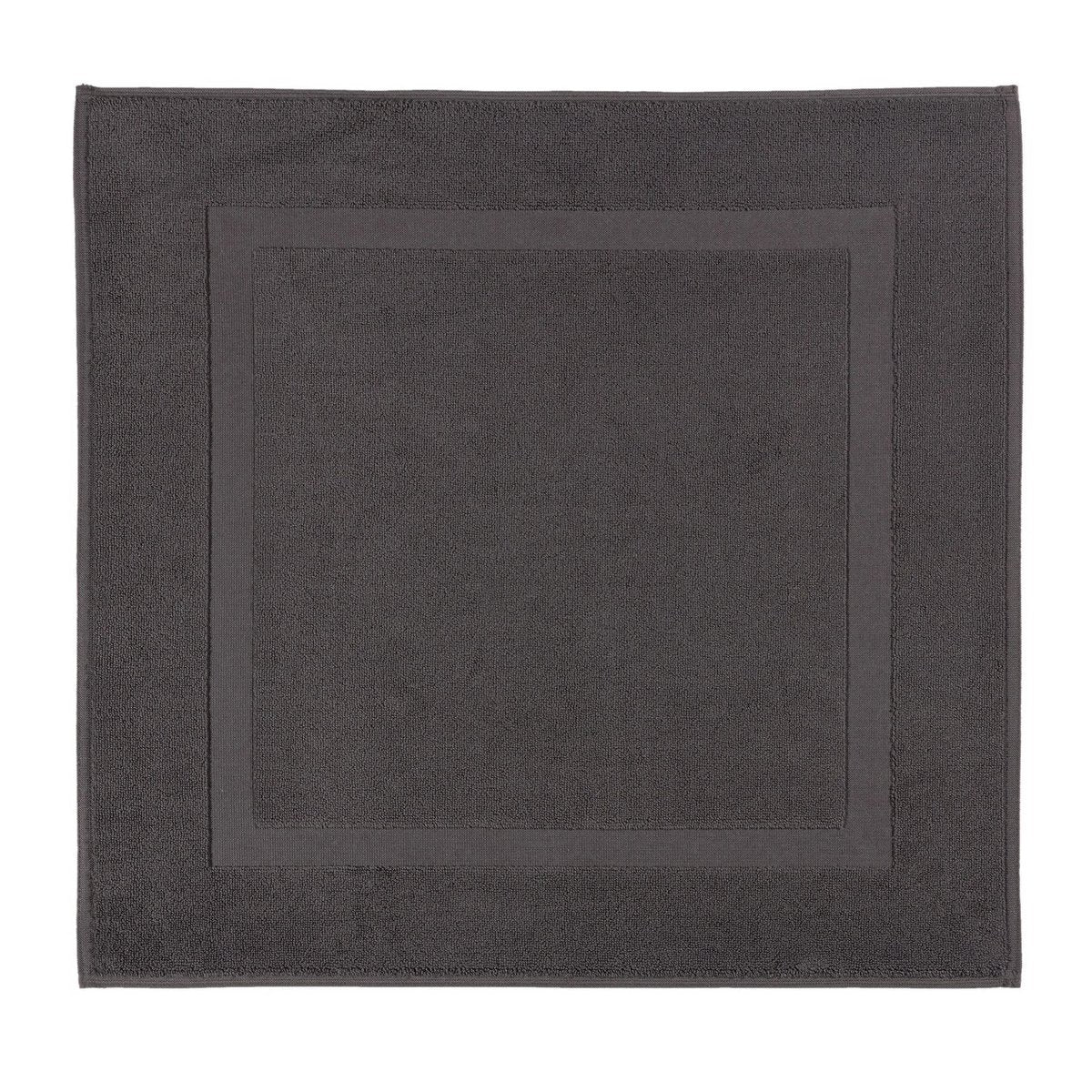 Bidetmat 60x60 cm katoen grijs