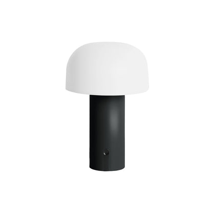 Tafellamp Luca LED zwart 15x23 cm