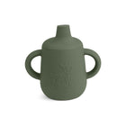 Kinderbeker siliconen 140ml stoffig groen