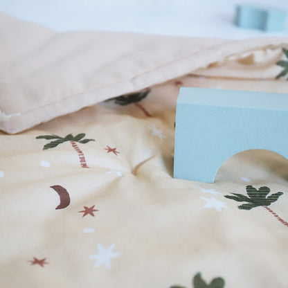 JAIPURY baby sleeping mat printed with small palm trees