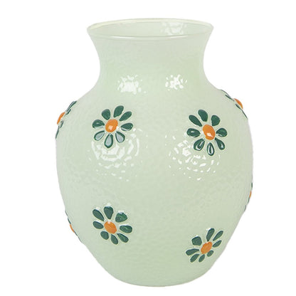 Vaas Ø 13x16 cm Groen Glas