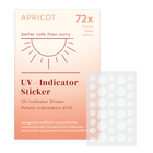 UV indicator sticker zonnebescherming