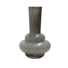 Vaas 36x20 cm grijs glas