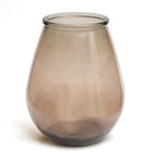 Vaas gerecycled glas beige 29x35.5x29 cm