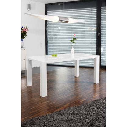Eettafel 120x80x76 cm wit