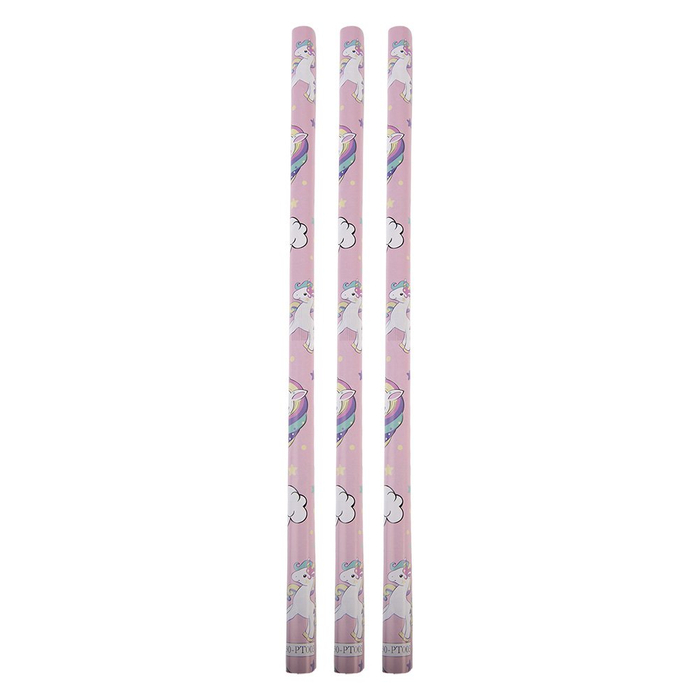Inpakpapier 3 rollen 50x75 cm roze