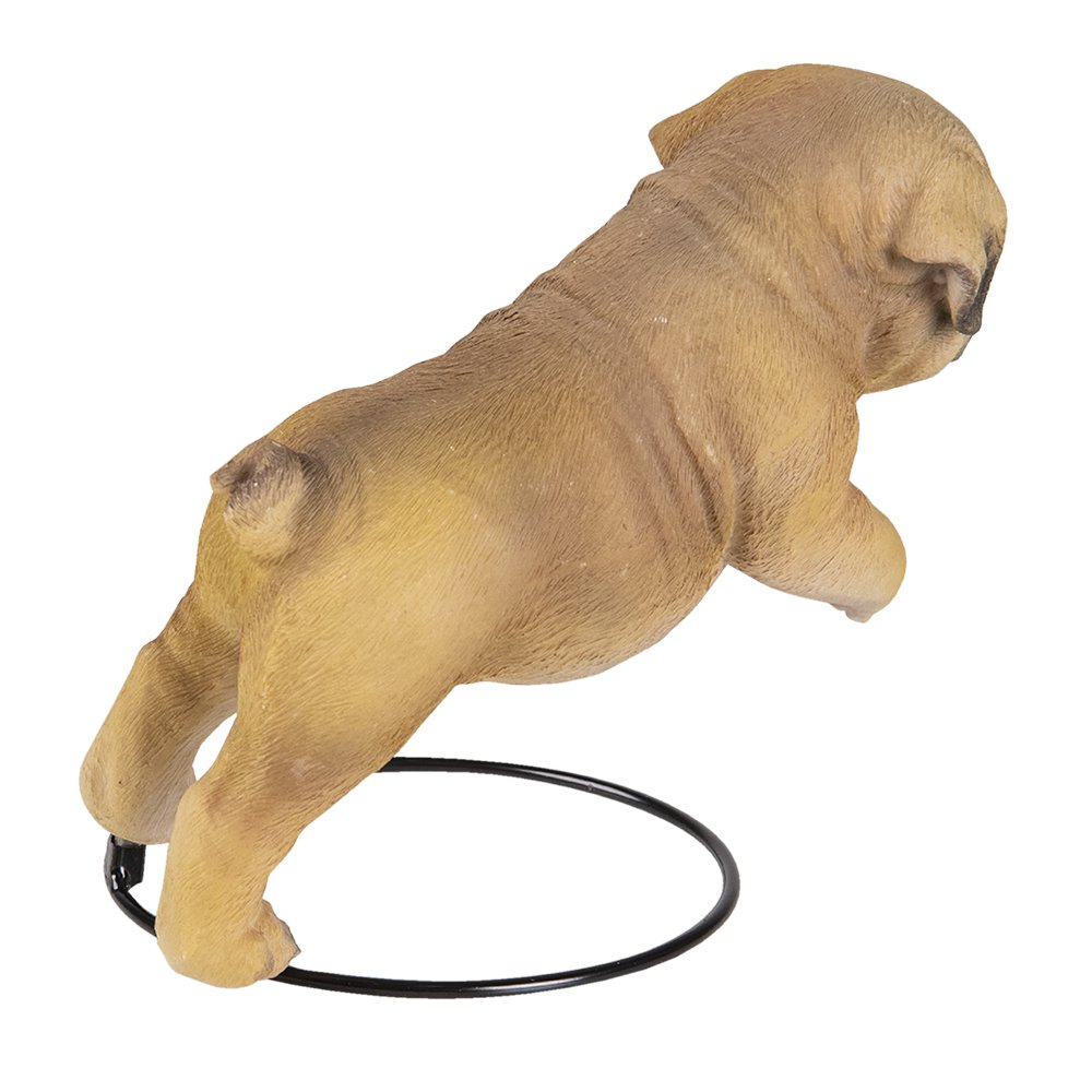 Figurine Dog 18x12x14 cm Brown Plastic Home Accessories