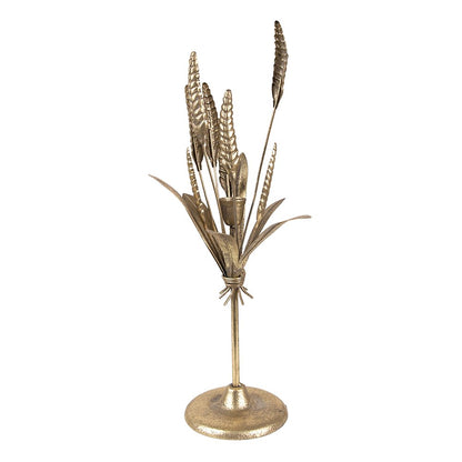 Kandelaar 45 cm goudkleurig ijzer