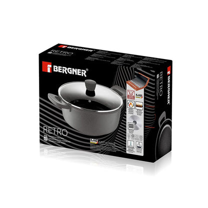 Bergner Kookpan Retro - Inductie - D20 X H9.5 Cm - 2.5 Liter