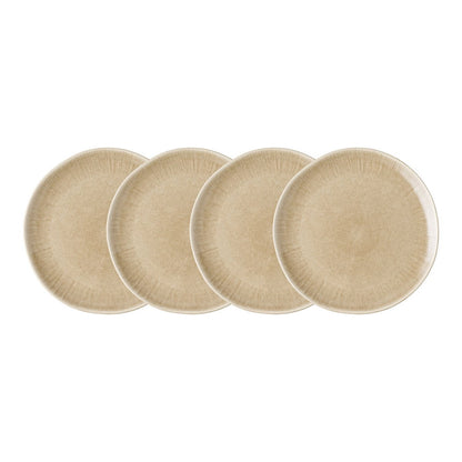 Dinerbord keramiek ø27 cm beige set van 4