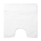 Toiletmat 59x59 cm katoen wit anti-slip