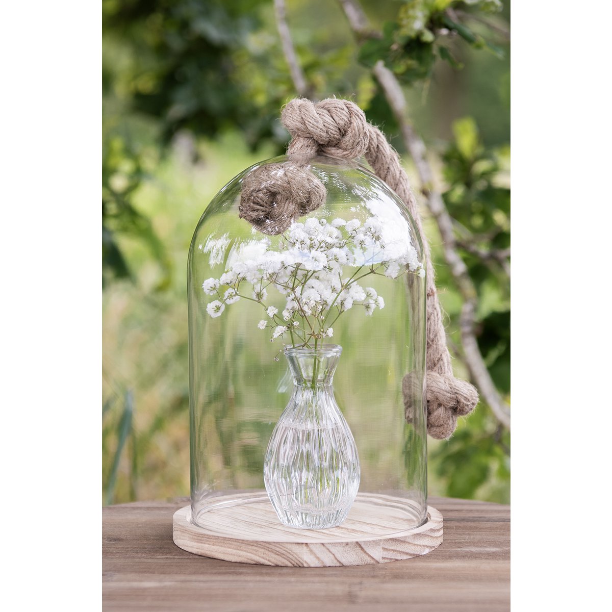 Vaas Ø 6x11 cm glas