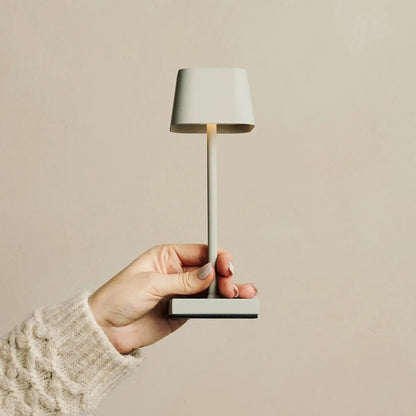 Tafellampen set 8x Sarphati Mini Shadow Grey met laadstation