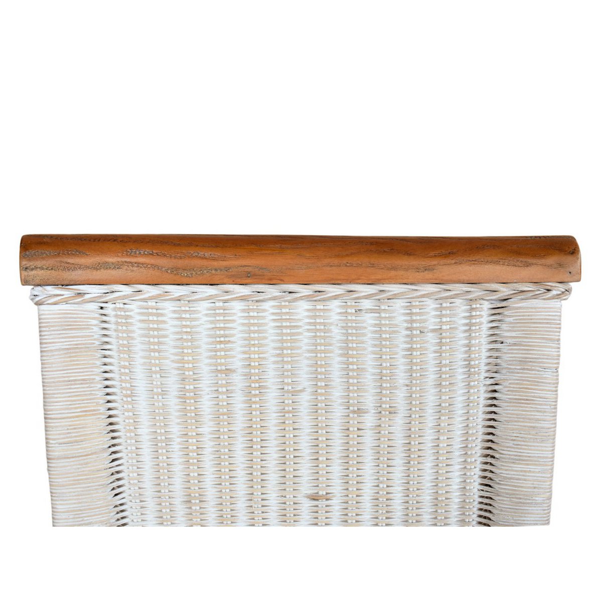 Eetkamerstoelen Perth Rattan Witte Mand Stoelen Zesdelig