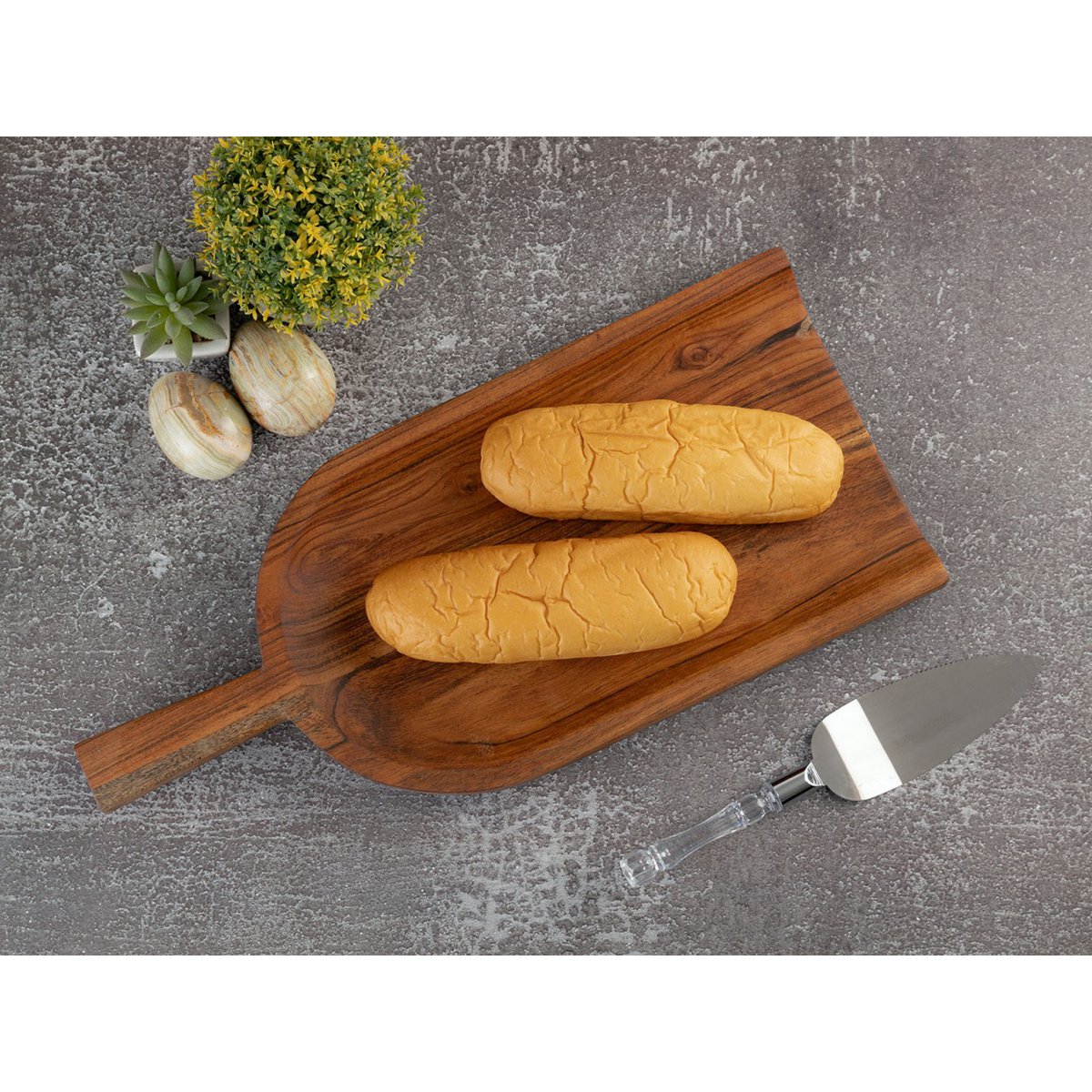 Houten Schep Decoratie 45x20cm Master Box 8 Delige Acacia