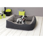 Sun Garden Luxe Dog Bed Lucky + Cushion 59X67X20Cm Grey