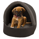 Honden en kattenbed 42x45x41 cm grijs