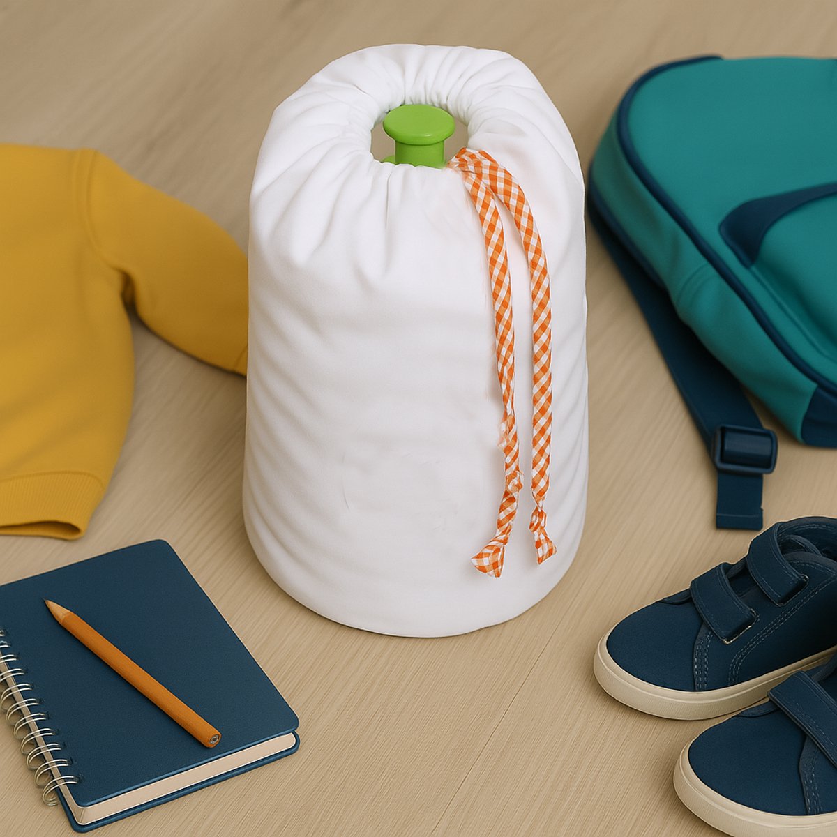 Organic cotton storage bag