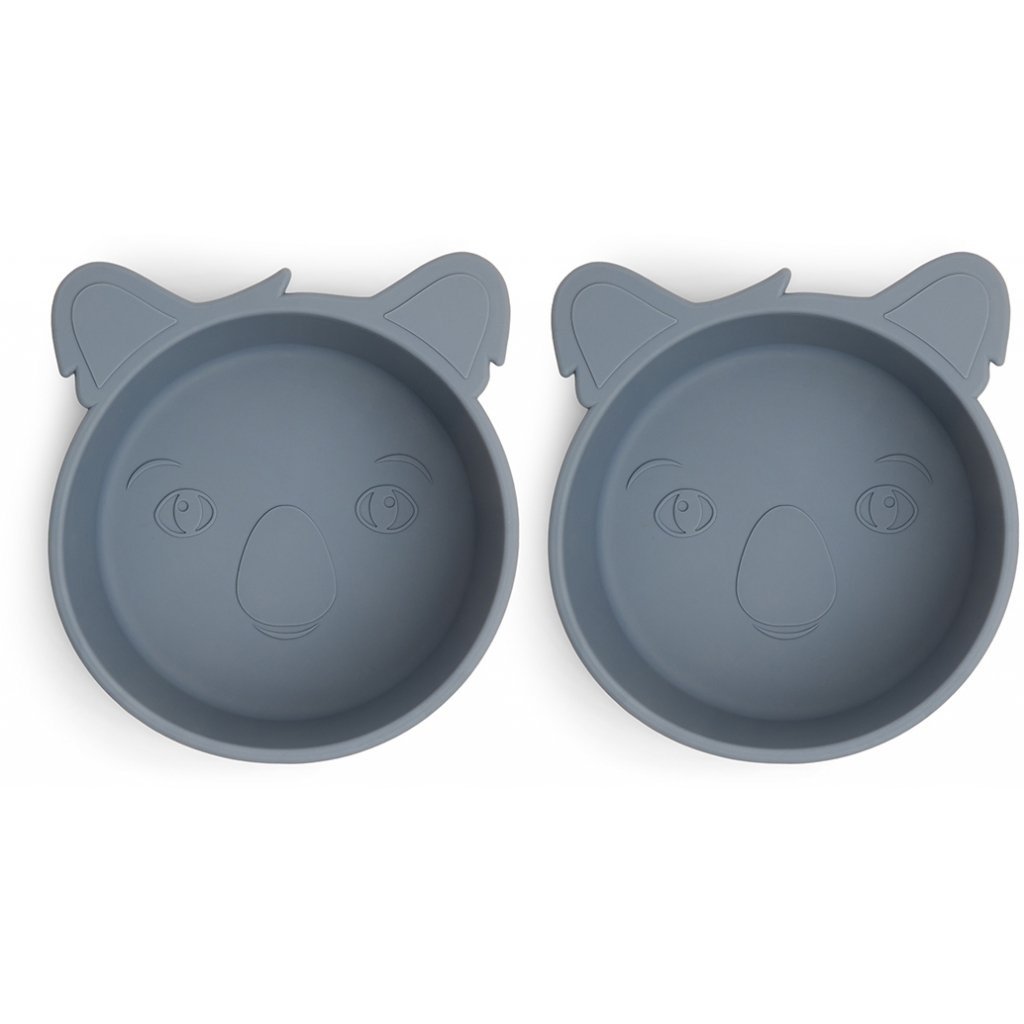 Alex diep bord siliconen 2-pack Koala