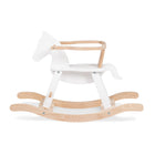 Rocking Horse "Pinolino" with ring, white/natural