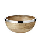 Grace bowl (Ø 20 cm), mango wood with stainless steel rim