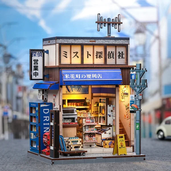 Doe-het-zelf huisje 15,5x13,7x22cm convenience store