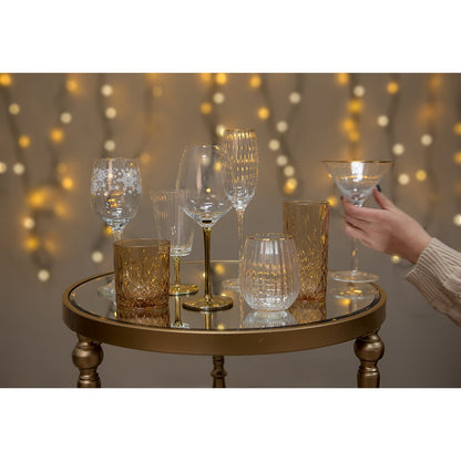 Waterglas 280 ml bruin glas