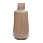 Vaas 35 cm diameter 18 cm glas ivory