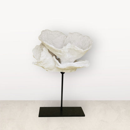 Koraaldecoratie polyresin 25x25x30 cm