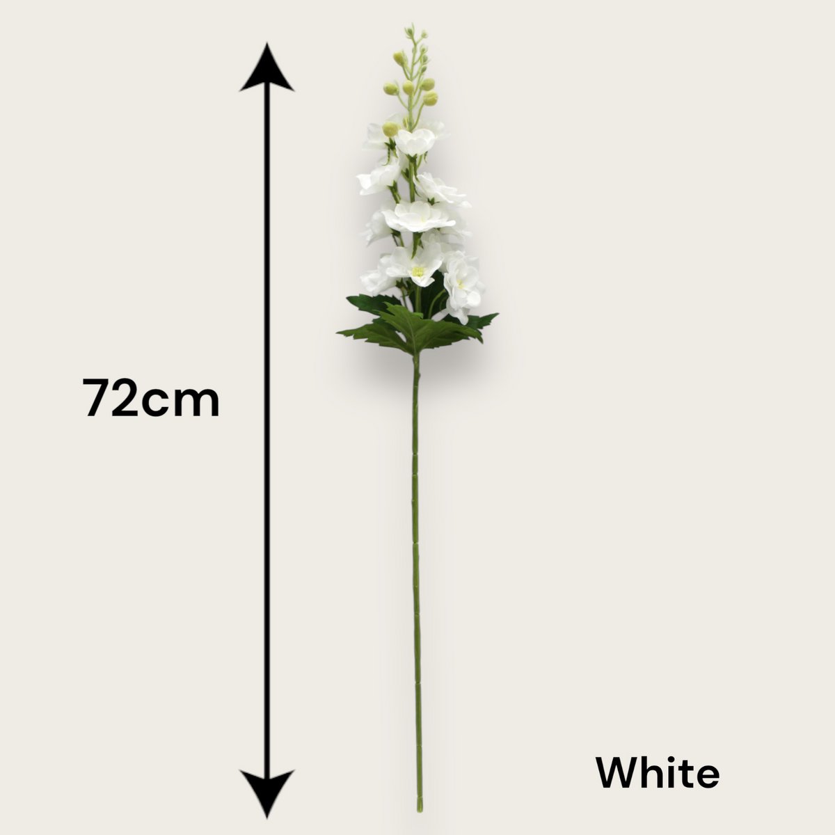 Delphinium | Silk artificial flower | Length 72cm 1pcs