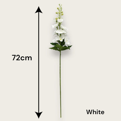 Delphinium | Silk artificial flower | Length 72cm 1pcs