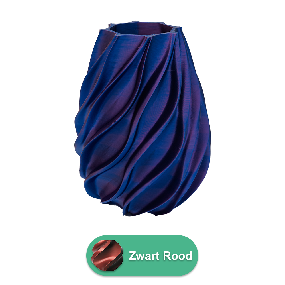 Oliva 3D vaas - 3D geprinte vaas - Duurzaam PLA - Geschikt voor kunstbloemen