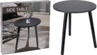 Bijzettafel 40 cm MDF zwart