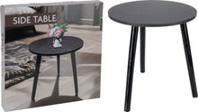 Trends4You Bijzettafel Zwart - 40Cm