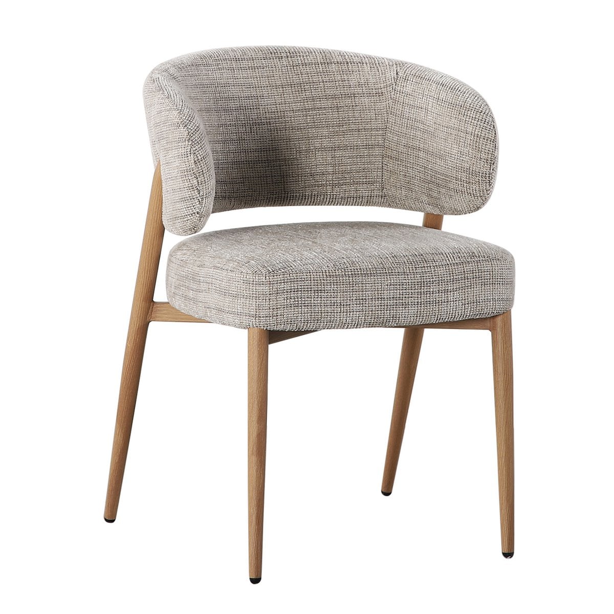 Eetkamerstoel Fuji Okura set van 2 beige 55x56,5x79 cm