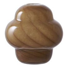 Vaas glas bruin Ø16,5x17 cm