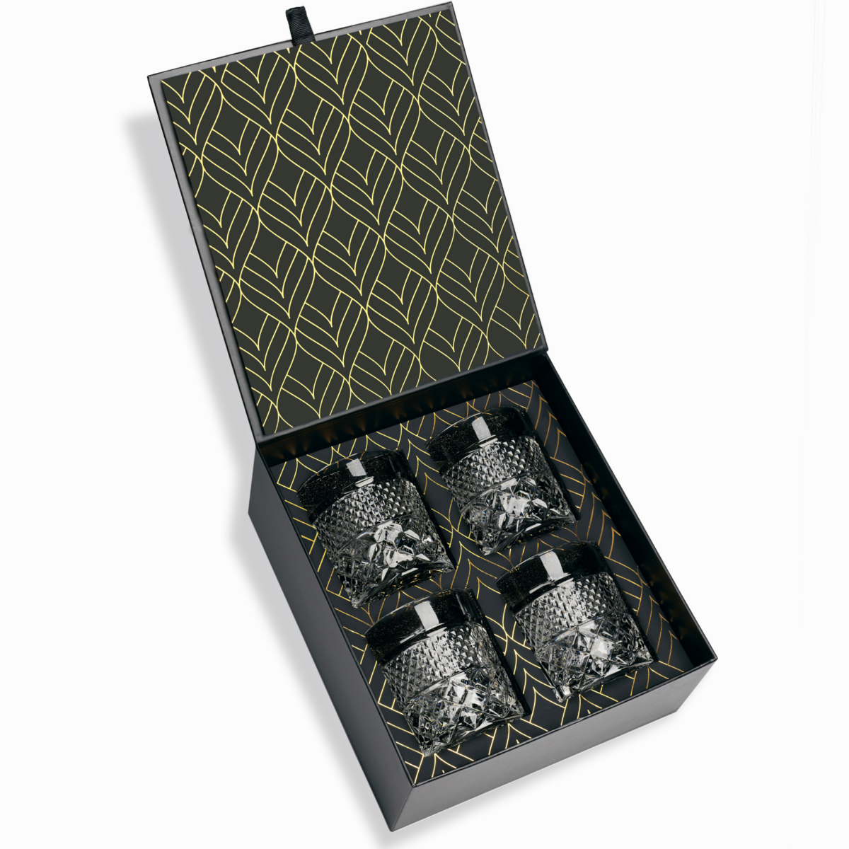 Whiskyglazen 4 stuks kristalglas