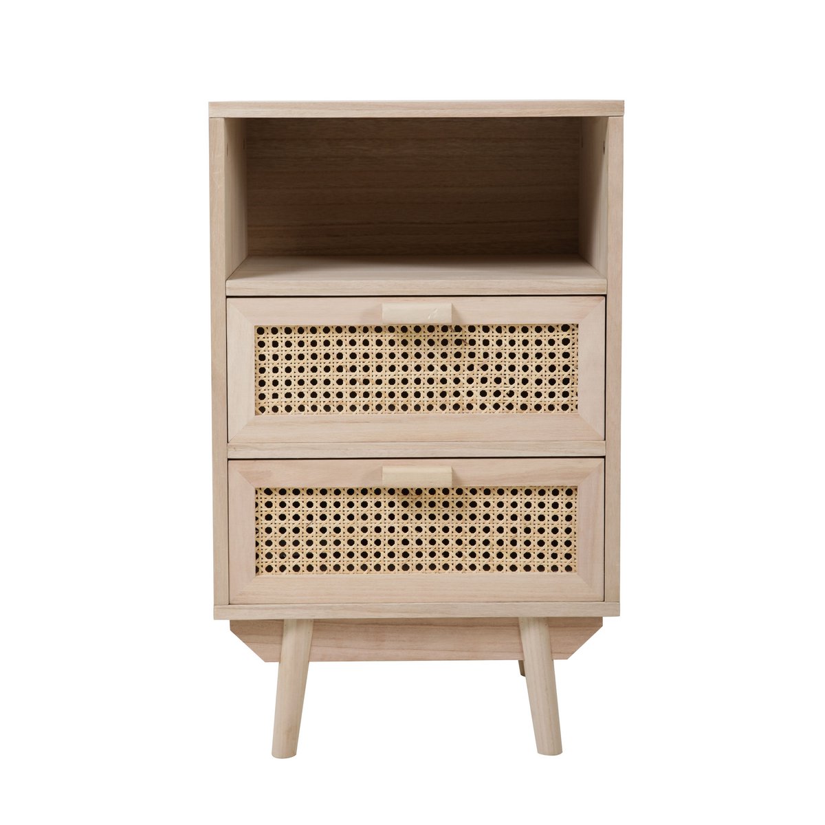 Ladekast 42x36x68 cm rotan bruin