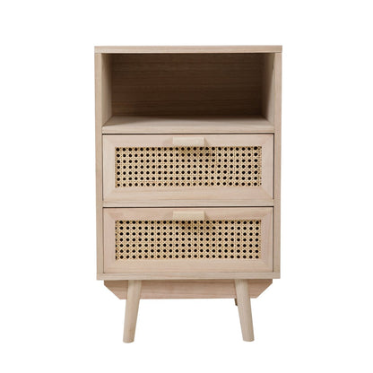 Ladekast 42x36x68 cm rotan bruin